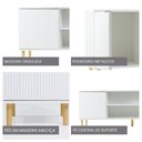 Ver imagem 7 de Rack Painel Ditália P/ Tv até 60 R-902 R-634 Cor:branco