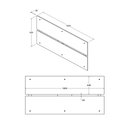 Ver imagem 5 de Rack Painel Ditália P/ Tv até 60 R-902 R-634 Cor:branco