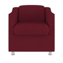 Ver imagem 2 de Kit 10 Poltronas Tilla Consultório Sala Tecido Suede Cor:marsala