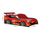 Ver imagem 2 de Quarto Completo Infantil Cama Roupeiro Cômoda Colchão Carro:vermelho