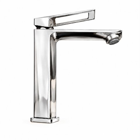 Torneira Doha Cromada Baixa Aço Inox 304 Premium Goldenx