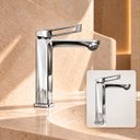 Ver imagem 2 de Torneira Doha Cromada Baixa Aço Inox 304 Premium Goldenx