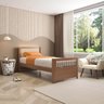 Cama Solteiro Juvenil Reversivel em Rattan com Led Wave Casatema MadeiraOriginals - 2