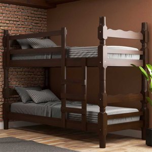 Beliche Madeira Maciça - vira 2 Camas - para Colchão 78/88 x 188cm Porto Multimóveis CR4138