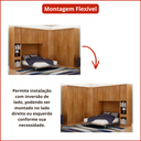 Ver imagem 5 de Guarda-Roupa Modulado Casal Safira 005 em MDF com 11 Portas e 7 Gavetas Una Mobília