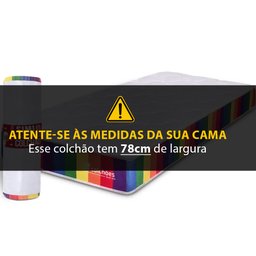 Colchão Solteiro Bf Colchoes D33 a Vácuo Ortopédico Espuma Certificada 78x188x17cm Bf - 3