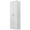 Ver imagem 2 de Armário Multiuso 2 Portas 5 Prateleiras Golden Branco