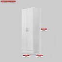 Ver imagem 4 de Armário Multiuso 2 Portas 5 Prateleiras Golden 