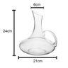 Decanter Vidro com Alça 1,5L - 4