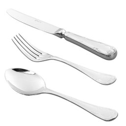 FAQUEIRO WOLFF 102 PCS DE AÇO INOX S/ESTOJO DE MADEIRA ROYAL - 1