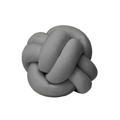 Almofada Nó Isabela Avulsa - Cor Cinza