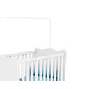 Ver imagem 2 de Berço Doce Sonho Quarto Infantil Bebê Branco / Branco - Qmovi