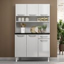 Ver imagem 1 de Cozinha De Aço Compacta Smart 6 Portas 1 Gaveta Branco - Telasul