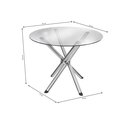 Ver imagem 7 de Conjunto Sala de Jantar 1 Mesa Tampo Vidro Redondo 4 Cadeiras Portugal