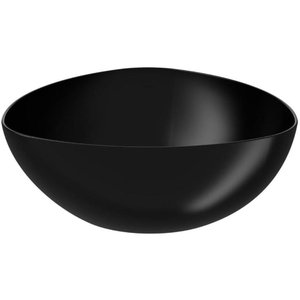 Saladeira Triangular Tigela 3,5l Cozinha Plástico Saladas Preta Essential Coza