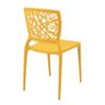 Cadeira Tramontina Joana Amarela em Polipropileno e Fibra de Vidro - 5