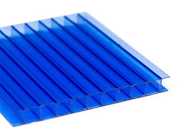 Chapa de Policarbonato Alveolar Azul 2,10x6,00 4 Milímetros - 7