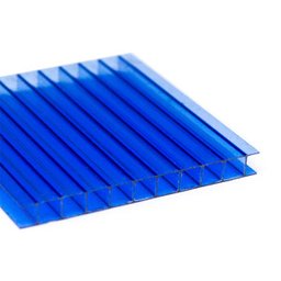 Chapa de Policarbonato Alveolar Azul 2,10x6,00 6 Milímetros - 7