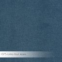 Ver imagem 4 de Cadeira de Jantar Decorativa Base Aço Preto Javé Linho Azul Jeans - Gran Belo