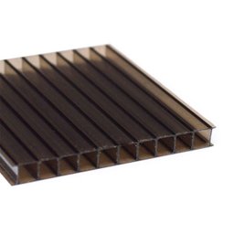 Chapa de Policarbonato Alveolar Bronze 1,05x3,00 6 Milímetros - 4