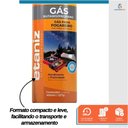 Ver imagem 4 de Kit Maçarico Culinário Profissional com 4 Refis de Gás Butano Ideal para Confeitaria e Preparos Gour