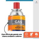 Ver imagem 3 de Kit Maçarico Culinário Profissional com 4 Refis de Gás Butano Ideal para Confeitaria e Preparos Gour