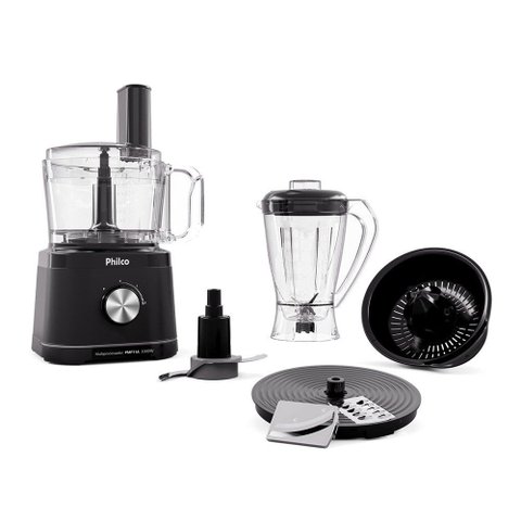 Multiprocessador de Alimentos Philco Concept Pmp11a 5 em 1 1000w Preto