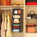 Ver imagem 6 de Sapateira Organizador Cabideiro Guarda Roupa Armario 5 Prateleiras Multiuso Closet