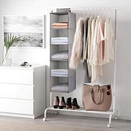 Sapateira Organizador Cabideiro Guarda Roupa Armario 5 Prateleiras Multiuso Closet - 9