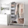 Sapateira Organizador Cabideiro Guarda Roupa Armario 5 Prateleiras Multiuso Closet - 9