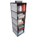 Ver imagem 4 de Sapateira Organizador Cabideiro Guarda Roupa Armario 5 Prateleiras Multiuso Closet