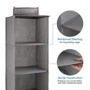 Ver mais imagens de Sapateira Organizador Cabideiro Guarda Roupa Armario 5 Prateleiras Multiuso Closet