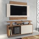 Ver imagem 4 de Conjunto Rack e Painel Sala para Tv até 50 Polegadas Canelato-off White 3d Canelato-off White 3d