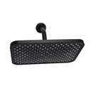 Ver imagem 3 de Ducha Abs 30x20 Cm Black Retangular C/ Cano Suporte Parede