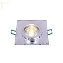 Ver imagem 2 de 5 Spot Cristal de Embutir Quadrado MR16 Transparente Sala LUP18