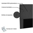 Ver imagem 3 de Cabeceira Aquilla para Cama Box Solteiro 90 Cm Suede Preto - D’Rossi