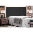 Ver imagem 4 de Cabeceira Aquilla para Cama Box Solteiro 90 Cm Suede Preto - D’Rossi