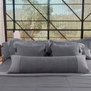 Ver imagem 2 de Jogo de Fronha Altenburg Haus Chambray de Algodão Spectro 50cm X 70cm Cinza