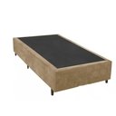 Ver imagem 2 de Cama Box Solteiro Colchão Mola Bonnel Belos Sonhos + Box Suede 68x88x188:bege