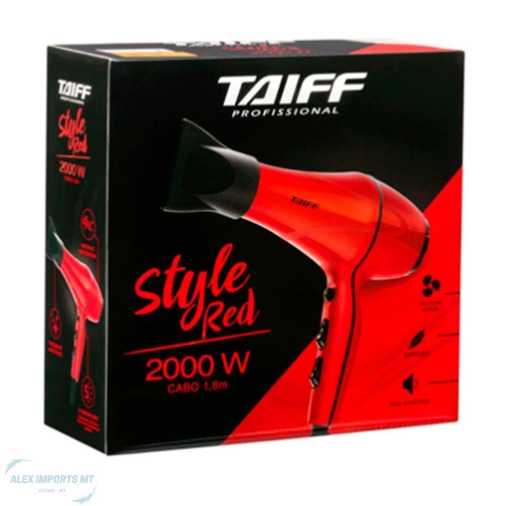 Secador de Cabelo Taiff Style Red 2000w - 3