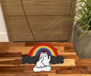 Ver imagem 1 de Tapete Gato Divertido Colorido.