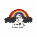 Ver imagem 2 de Tapete Gato Divertido Colorido.