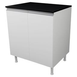 Balcão Multiuso 60cm 100% Mdf 2 Portas com Tampo para Cozinha - 1