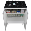 Ver imagem 4 de Balcão para Fogão Cooktop 70cm 100% Mdf 2 Portas para Cozinha