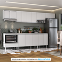 Ver imagem 6 de Balcão Multiuso 70cm 100% Mdf 2 Portas com Tampo para Cozinha