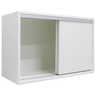 Armário Aéreo Multiuso 100% Mdf 2 Portas de Correr - 4