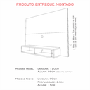 Ver imagem 4 de Painel Mdf para Tv até 42 Polegadas com Nichos