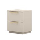 Ver imagem 5 de Mesa Cabeceira Quarto 50cm com 2 Gavetas Magna V01 - D’Rossi