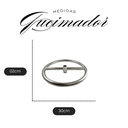 Ver imagem 5 de Queimador Lareira em Aço Inoxidável