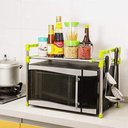 Ver imagem 2 de Prateleira Inox Ajustável Multiuso para Cozinha e Banheiro